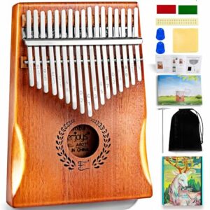 Everjoys Kalimba Daumen Klavier | Mit 17 Schlüsseln